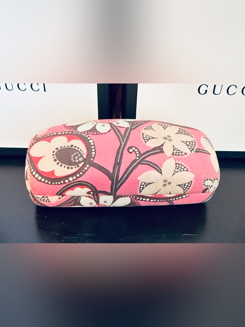 Vera Bradley Pink Mod Floral Hard Sunglasses Case Vintage Retired
